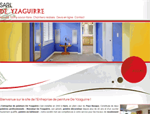 Tablet Screenshot of entreprise-peinture-64.fr
